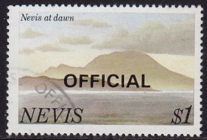 Nevis - 1981 - Scott #O19 - used - Dawn - overprint