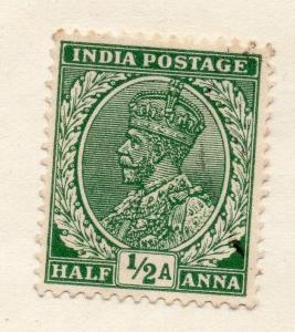 India 1932 Early Issue Fine Mint Hinged 1/2a. 140324