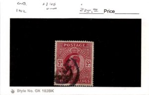 Great Britain, Postage Stamp, #140 Used, 1902 King Edward (AD)