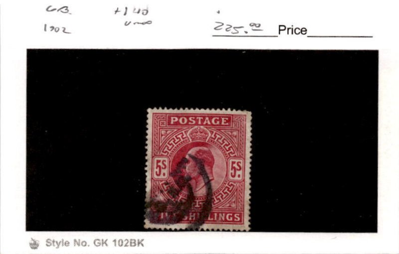 Great Britain, Postage Stamp, #140 Used, 1902 King Edward (AD)