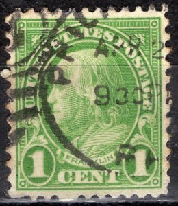 USA; 1923: Sc. # 552: Used Perf. 11 Single Stamp