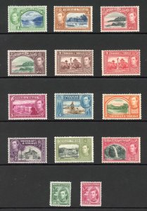 Trinidad and Tobago SG246/56 1938 Set of 14 U/M Cat 130 pounds