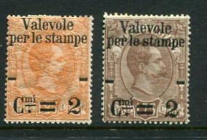 Italy #62-3 Mint