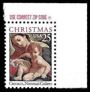 PCBstamps   US #2427 25c Christmas Madonna, MNH, (6)