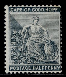 SOUTH AFRICA - Cape of Good Hope QV SG28, ½d grey-black, VLH MINT. Cat £40.