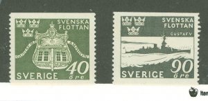 Sweden #354-55 Unused Single