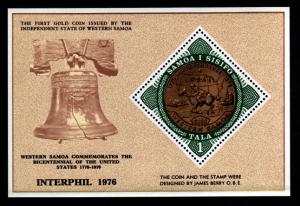 Samoa Mint S/S Interphil76