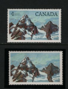 Canada #934a Very Fine Never Hinged Inscriptions Omitted **With Certificate**