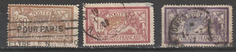 #123,125,128 France Used