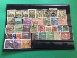 Czechoslovakia early used stamps A15229