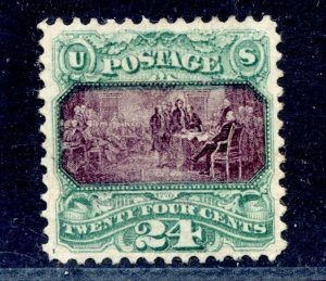 US SCOTT #120 MINT-VF-XF-NO GUM GRADED 85 W/ PF PSE CERTS SMQ $3900 (4/24/24 GP)