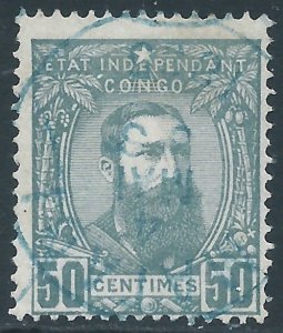 Belgian Congo, Sc #10, 50c Used