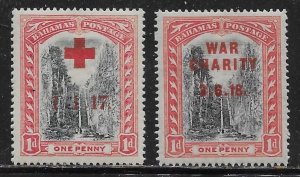 Bahamas Scott #'s B1 - B2 MH