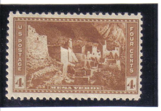 743 - .04 brown mnh f-vf.