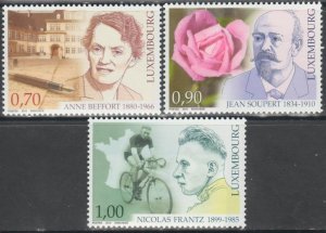 2010 Luxembourg 1874-1876 Bicycle race / Personalities 5,20 €