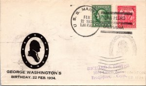 2.22.1934 - Washington's Birthday / San Pedro, Cali - USS Maryland - F39677