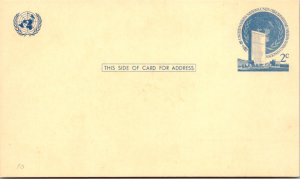 United Nations, New York, Government Postal Card