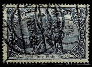 Germany 1915,Sc.#93 used wartime issue , North and South, roman inscription
