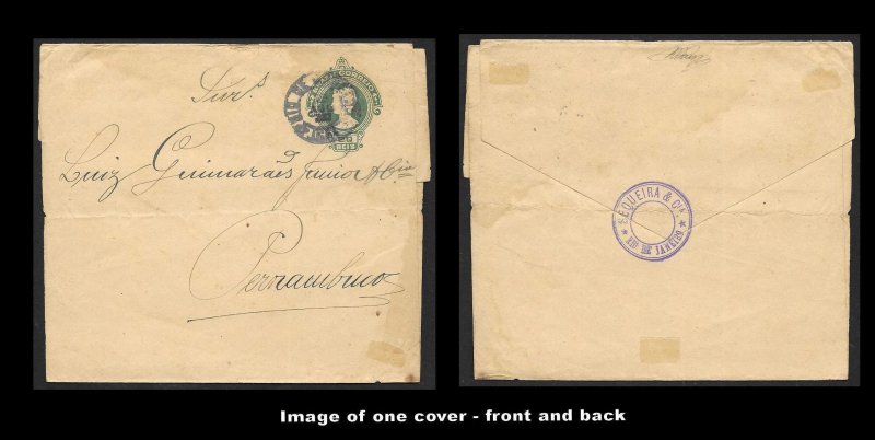 BRAZIL (115+ Pcs) Very Old Postal Stationery Collection c1880s to 1930s