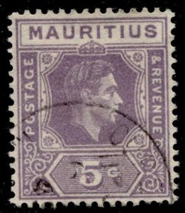 Mauritius #214 KGVI Used CV$0.30