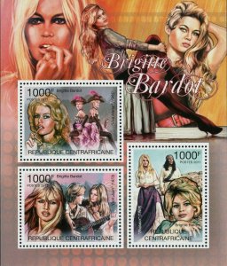 Brigitte Bardot Stamp American Actress Viva Maria! Souvenir Sheet MNH #3096-3098