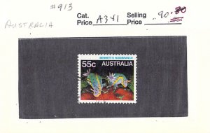 Australia 913 Used Nudibranch fish 1984 (SC0_696)
