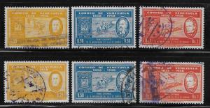 Venezuela 740-42, C706-8 100th Stamps set Used