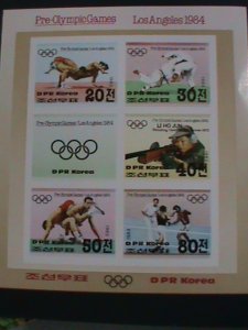 KOREA STAMP-1983-SC#2297 OLYMPIC GAMES-LOS ANGELES'84- : IMPERF MNH SHEET-VF