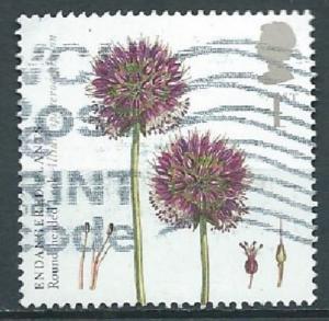 GROSSBRITANNIEN GRANDE BRETAGNE GB  2009 ENDANGERED PLANTS: ROUND HEADED LEEK...