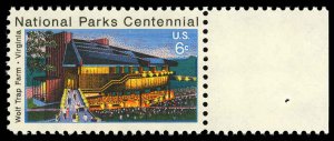 US Sc 1452 VF/MNH - 1972 6¢ Wolf Trap Farm - P.O. Fresh