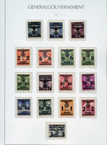 POLAND GENERAL GOVERNMENT COLLECTION 95% NEVER HINGED WITH SOME HINGED