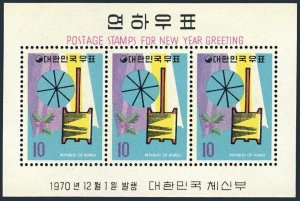 Korea South 735-736,735a-736a,MNH. New Year 1971,Lunar Year of the Boar.