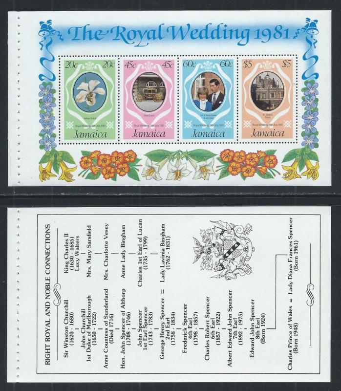 JAMAICA SC# 503b  VF/MNH 1981