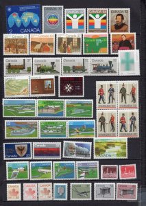 CANADA 1983 COMPLETE YEAR SET 45 STAMPS MNH