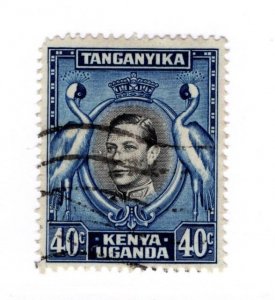 Uganda Kenya Tanganyika #78 Perfs Used Stamp - CAT VALUE $5.00
