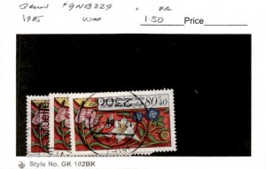 Germany - Berlin, Postage Stamp, #9NB229 (3 Ea) Used, 1985 Flowers (AC)