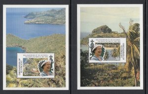 St Vincent Grenadines 833-834 Souvenir Sheets MNH VF