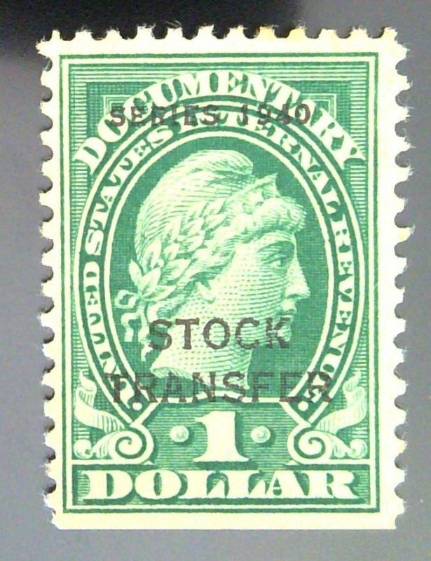 Scott #RD54- $1 Green - Stock Transfer Stamp - NG - 1940