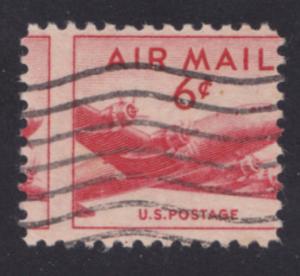 C39,used 6c Skymaster EFO,misperforated