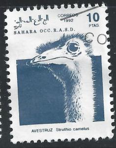 Sahara Occ RASD not listed 10p Ostrich
