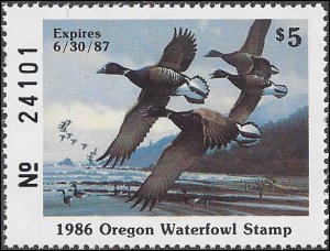 OR3 Mint,OG,NH... State Duck Stamp.. SCV $15.00