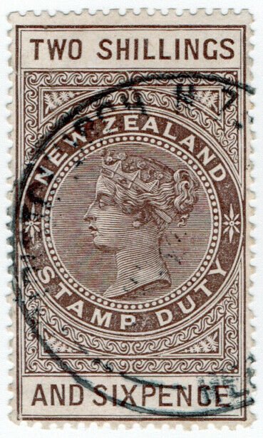 (I.B) New Zealand Revenue : Stamp Duty 2/6d