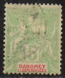 Dahomey Sc #4 Used; Mi #9