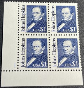 U.S.# 2194-MINT NEVER/HINGED--LL PLATE # BLOCK OF 4(P#1) ----1989