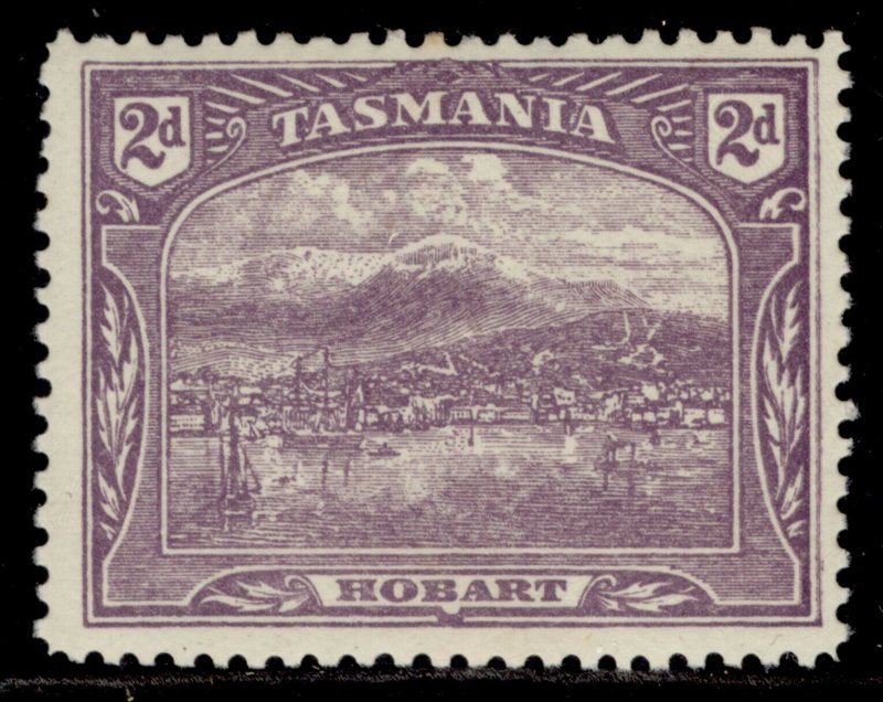 AUSTRALIA - Tasmania GV SG245f, 2d reddish lilac, LH MINT. Cat £48. 