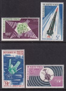 Burkina Faso C36-C39 Space MNH VF