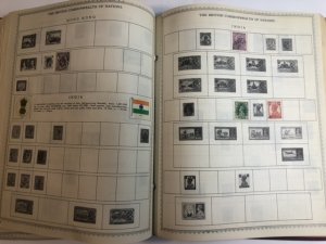 The New World Wide Postage Stamp Album Lots Of Old Stamps