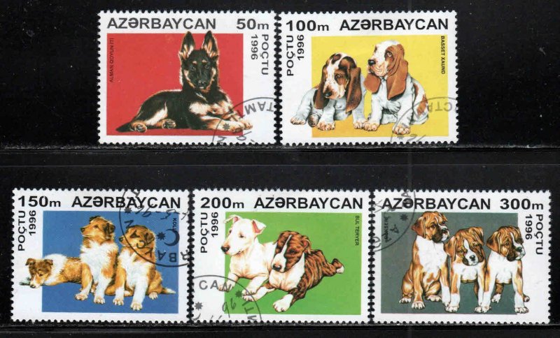 Azerbaijan # 584-89 ~ Short Set 5 of 6 ~ Ucto, HMR