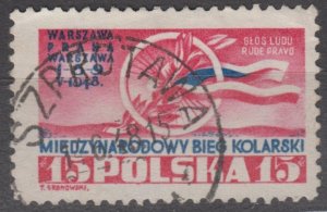 Poland Scott #419 1948 Used