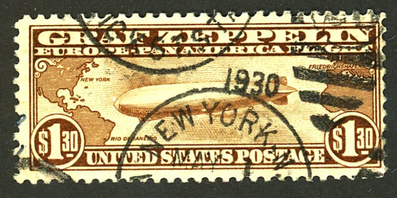 U.S. #C14 USED VF WITH NY CANCEL